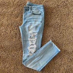 American Eagle ripped jeans
